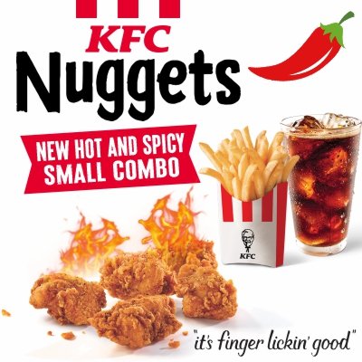 KFC Spicy Nuggets Combo Small